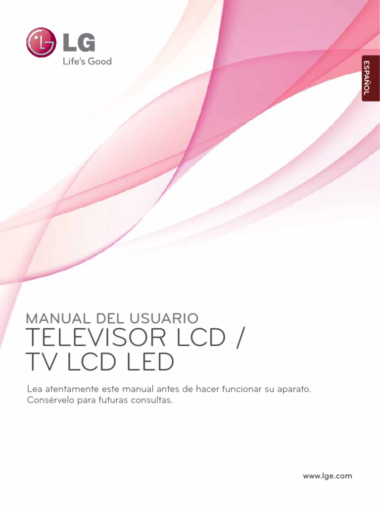 Manual TV LG LED 22LE3300 PDF | PDF | Hdmi | USB
