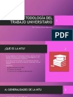 Metodología Del Trabajo Universitario