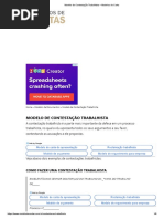 Modelo de Contestação Trabalhista – Modelos de Carta