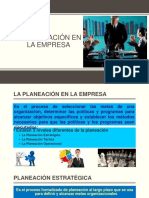 Planeación en La Empresa