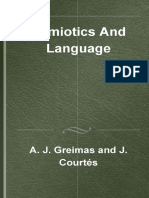 (Advances in Semiotics) Algirdas Julien Greimas, Joseph Courtes - Semiotics and Language