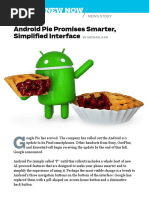 What'S New Now: Android Pie Promises Smarter, Simplified Interface