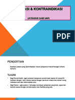 Indikasi & Kontraindikasi ICU