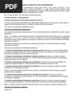 Período Composto Por Subordinação