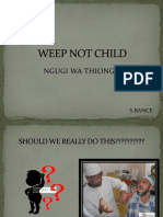 Weep Not, Child