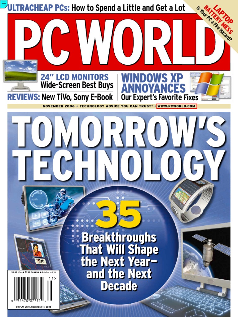 PC World Magazine, June 2008 PDF Electronic Voting Laptop