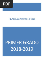 Planeacion de Octubre