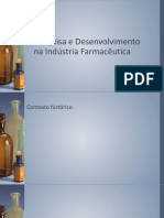 Pesquisa e Desenvolvimento Na Indústria Farmacêutica REAL OFICIAL