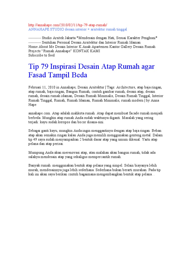 Desain Rumah Minimalis Desain Rumah Minimalis