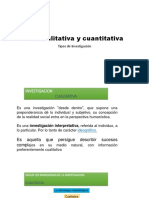 1.2 Cualitativa y Cuantitativa: Tipos de Investigación