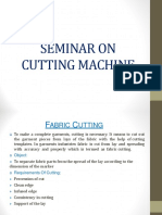 Presentation On Fabric Cutting