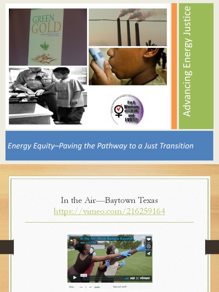 Energy Justice: Equity in Clean Transition | PDF | The United States ...