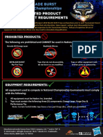 Prohibited Product & Equipment Requirements