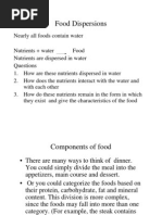 Download Food Dispersion by Guadalupe Gutierrez SN38938715 doc pdf