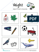 Weight: Circle The Object That Is Heavier