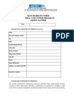 Matchability Form Winter 18