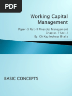 Working Capital Management PDF