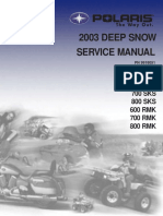 2003 Polaris 800 RMK 151 F0 SNOWMOBILE Service Repair Manual PDF