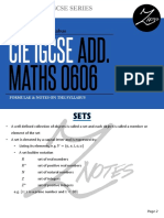 Add Maths (Igcse)