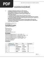 Rdbms Query