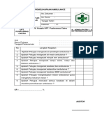 Daftar Tilik Ambulan