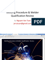 Welding Procedure & Welder Qualification Review: Nguyen Van Tuan