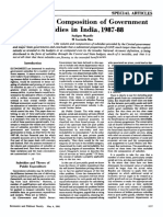 Volume and Composition of Government Subsidies in India 1987 88 PDF