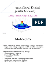 Praktikum PSD (I) - Pengenalan Matlab (I)