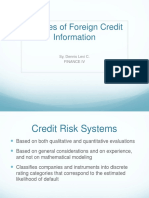 Sources of Foreign Credit