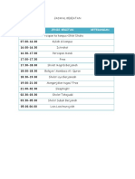 Jadwal Kegiatan Liya