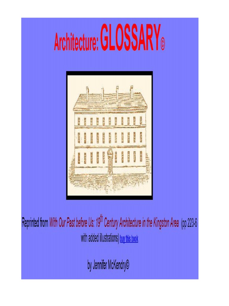 Architecture Glossary Column Window
