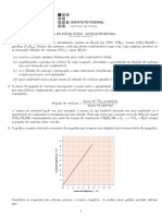 Lista de Exercicios Estequiometria