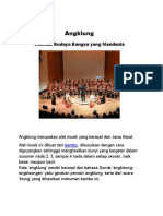 Angklung Warisan Budaya Bangsa