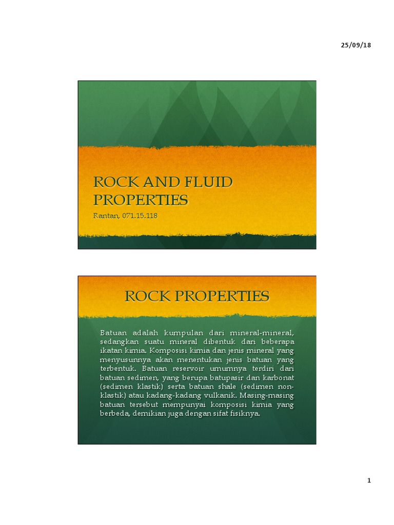 Rock Properties PDF
