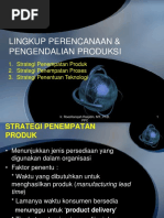 Perencanaan Pengendalian Produksi Pertemuan 2