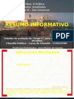 Análise das Formas de Governo em Aristóteles