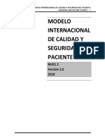 Modelo Internacional de Calidad y Seguridad Del Paciente Canadian Healthcare Council