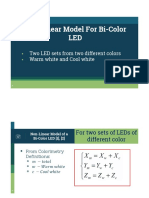Non-Linear Model for Controlling Bi-Color LEDs