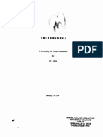 The Lion King Original Movie Script