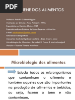 Aula 1 Higiene e Microbiologia Dos Alimentos - AULA 1