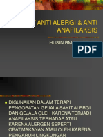 Obat Anti Alergi Anti Anafilaksis