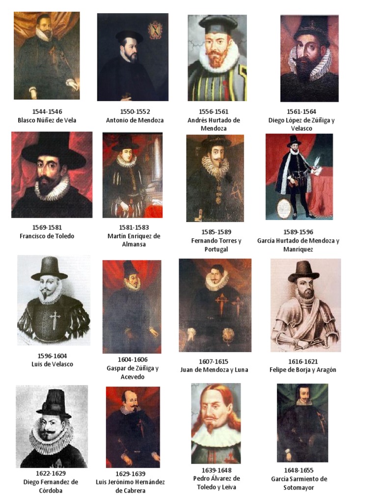 40 virreyes Imperio español Colonización española de las Américas