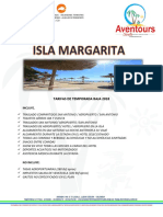 Isla Margarita Temporada Baja 2018