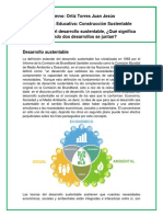 Desarrollo Sustentable Tarea