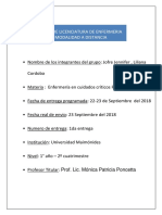 Enfermeria en Cuidados Criticos Pediatricos-Primera Entrega - Segundo Cuatrimestre