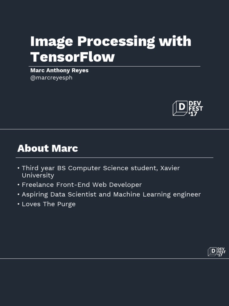 Image Processing With TensorFlow | PDF | Machine Learning | Cybernetics