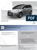 Manual 2014 Peugeot 5008