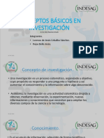 Conceptos Basicos de La Investigación