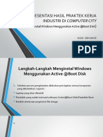 Presentasi Hasil Praktek Kerja Industri Di Computer City