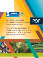 Política Nacional de Diversidad Biológica PDF